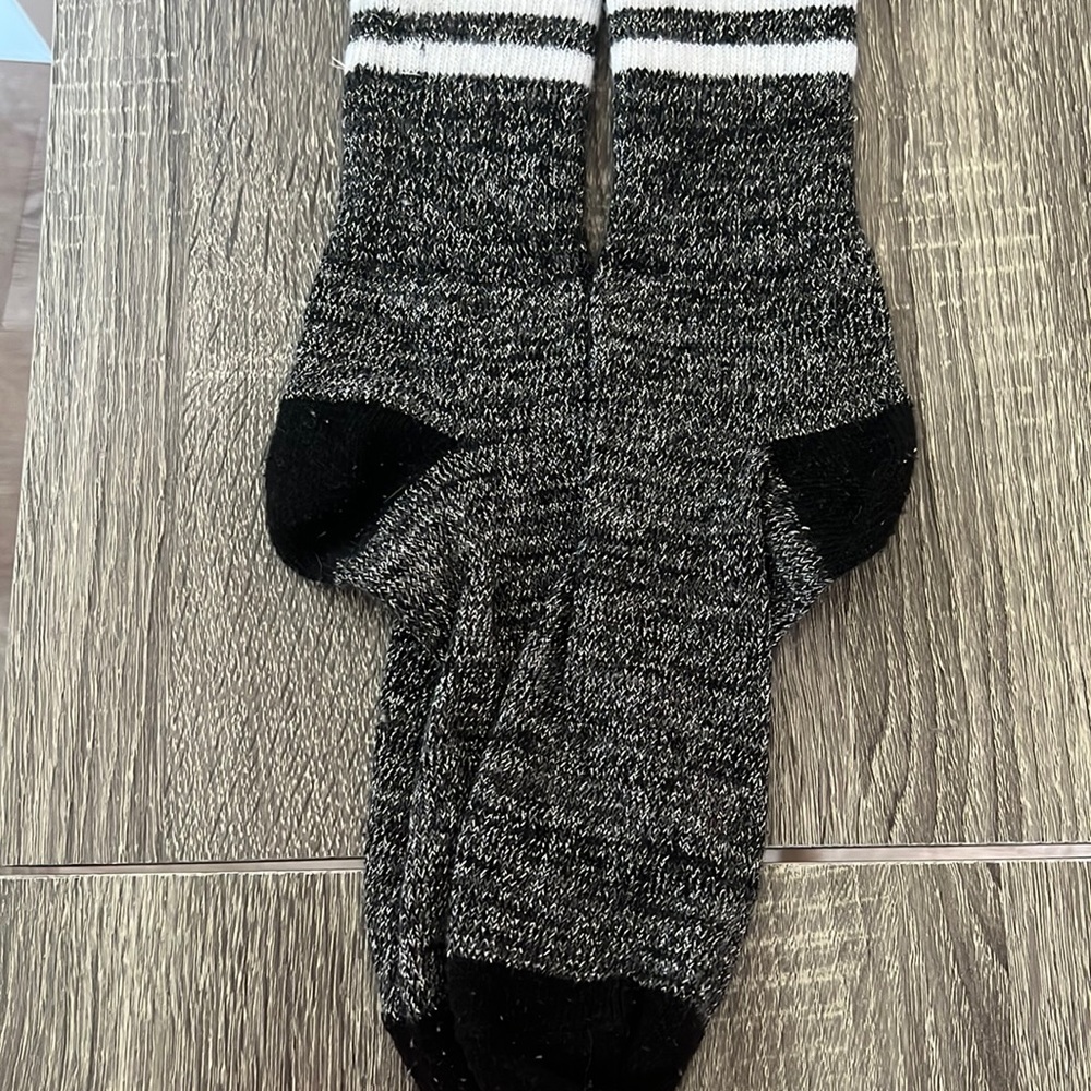 Victoria’s Secret pink black socks